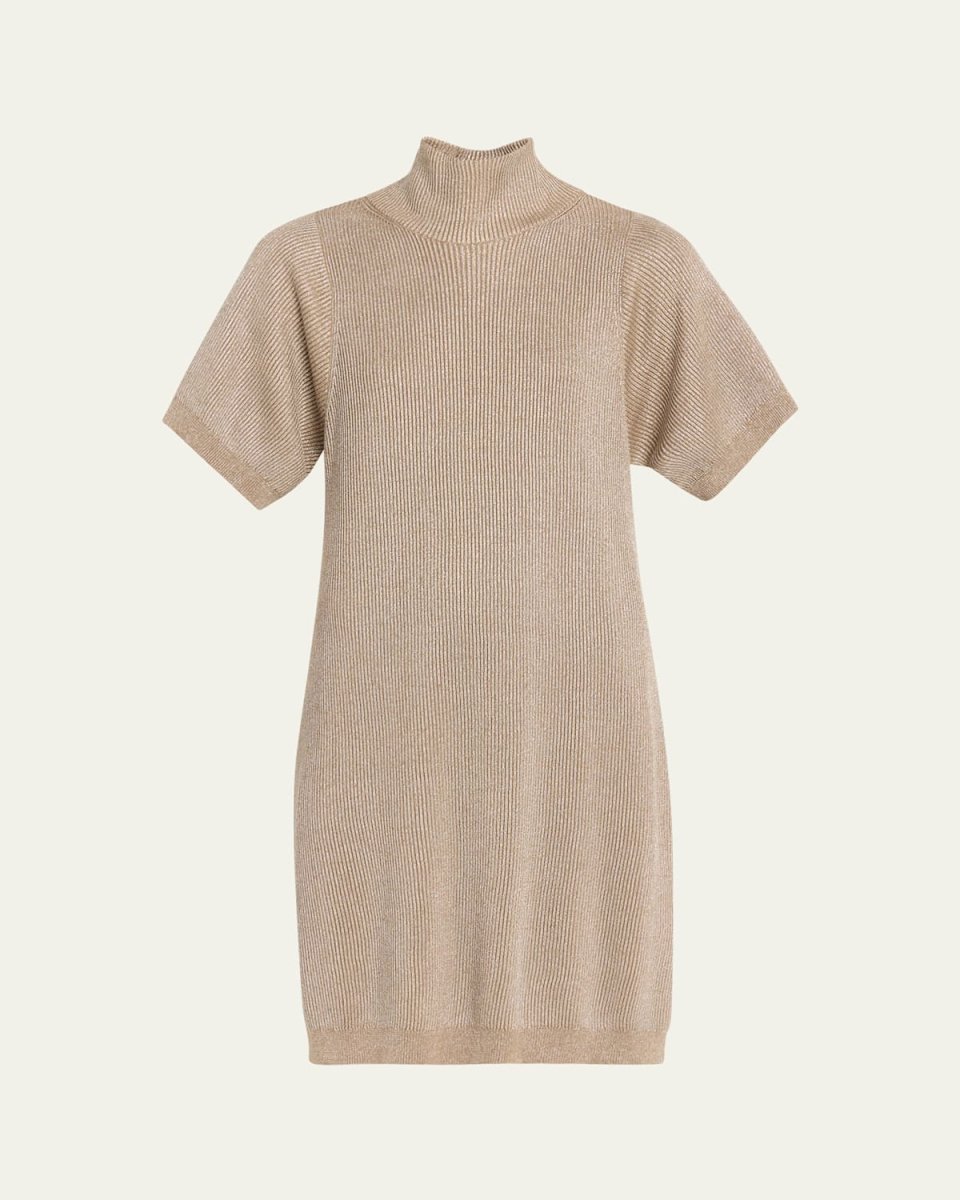 Sparkling Cotton Mini Dress